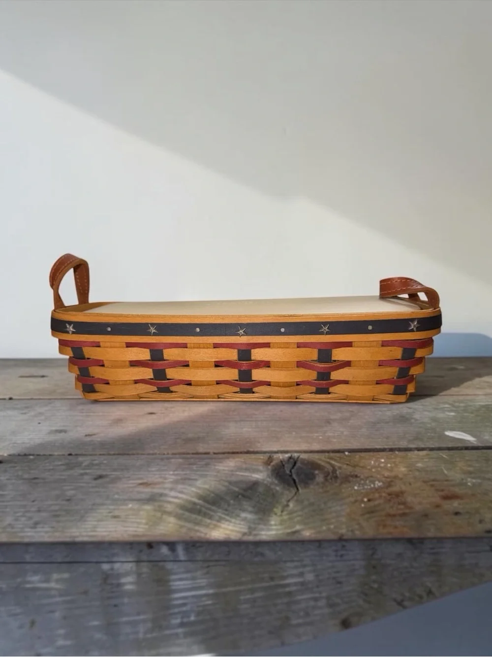VINTAGE Longaberger All American Basket with Protector & Lid